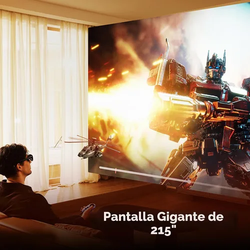 Vista 4 de Rokid Lentes AR negros Max2, pantalla micro-OLED de 215 pulgadas, FOV de 50°, brillo de 600 liendes, compatibles con teléfonos inteligentes