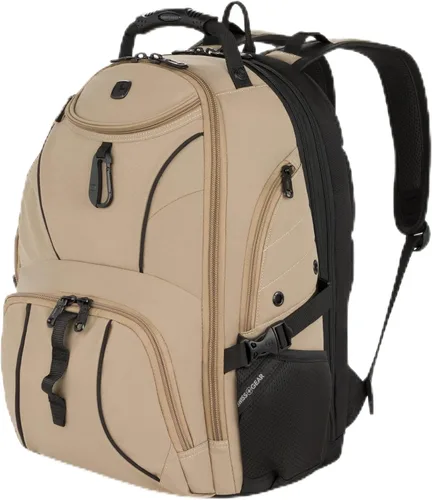 Vista 13 de SwissGear, Travel Gear 1900, Scansmart TSA, mochila para computadora portátil., talla única , Negro
