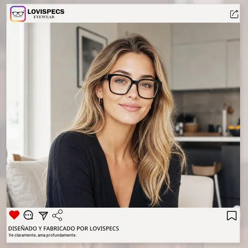 Vista 2 de Lentes miopía para distancia, visión de visión lejana, lentes de miopía para conducir miopía, lentes sin lentes de lectura Negro