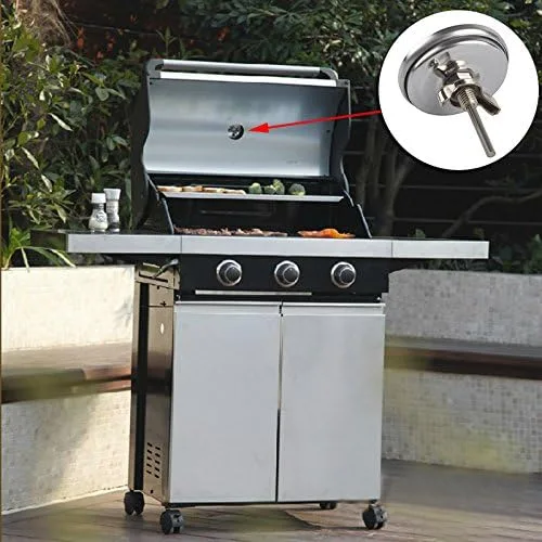 Vista 9 de Medidor de termómetro para barbacoa, 2 unidades, para barbacoa y ahumador, termómetro de temperatura, paquete de 2