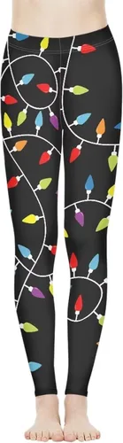 Vista 2 de PZZ BEACH Leggings de yoga de cintura alta Scrunch Booty Pants Ropa atlética Novetly Pattern Fitness Pantalones largos