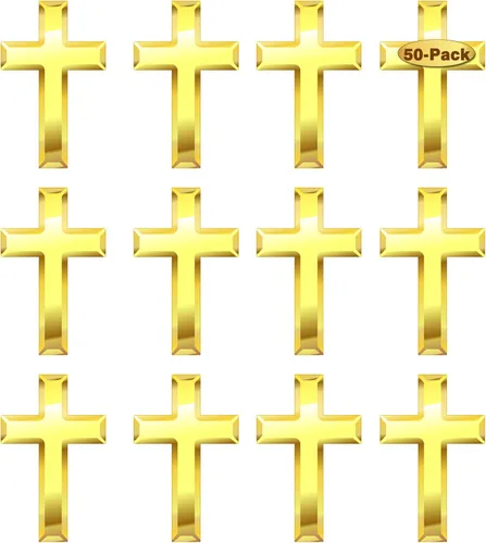 Vista 7 de 12/24/50/100 piezas Mini pequeños pines de solapa con cruz dorada (1 pulgada) para hombres y mujeres religiosos