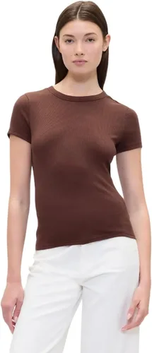 Vista 15 de Gap Top de punto acanalado sólido para mujer