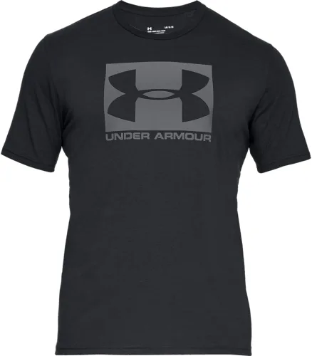 Vista 4 de Under Armour Camiseta de manga corta de estilo deportivo para hombre, con logo cuadrado