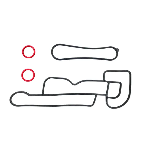 Vista 6 de BTS-1842124C91 - Juego de juntas para enfriador de aceite, compatible con motores Navistar DT466E/DT570E, 1 juego de repuesto para OEM 1842124C91