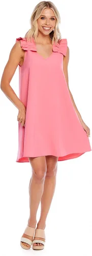 Vista 2 de Mud Pie Vestido sin mangas con volantes para bebé niña Cece