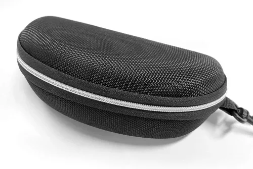 Vista 6 de Paquete de 3 fundas con cremallera para lentes y gafas de sol con mosquetón de plástico