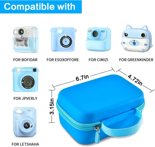 Vista 2 de Funda para cámara infantil compatible con Esoxoffore / para Dududragon / para Bofider / para Letshaha / para Masterbee / para Dylanto / para Mgaolo