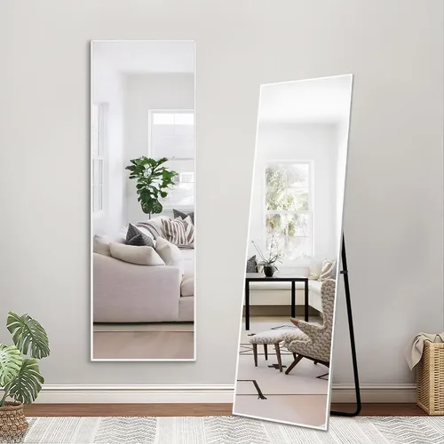 Vista 39 de NicBex Espejo de pared, espejo de aleación de aluminio de 36 x 24 pulgadas, espejo de pared para dormitorio, baño (horizontal/vertical), sala