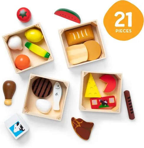 Vista 5 de melissa & doug grupos de alimentos, Versión estándar, 1, Anaranjado