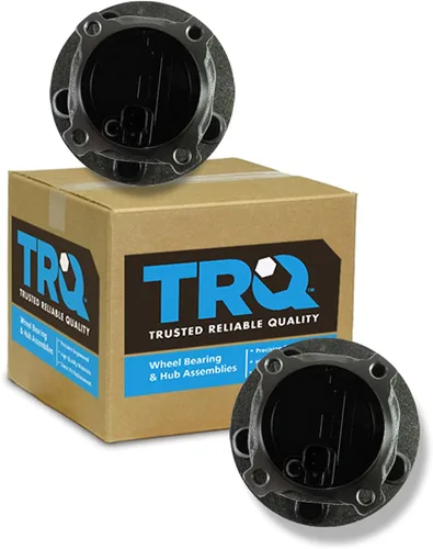Vista 142 de Conjunto de rodamiento de rueda delantera de 2 piezas y buje TRQ Compatible con Pontiac Solstice 2006-2009 Saturn Sky 2007-2010
