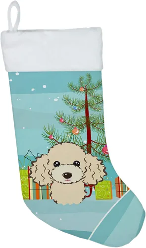 Vista 20 de Caroline's Treasures BB1590CS Árbol de Navidad y Alaskan Malamute Calcetines de Navidad para colgar en la chimenea, decoración de fiesta de Navidad