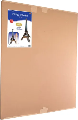 Vista 6 de Beistle 3-D Torre Eiffel Prop – Decoración extra grande de París, exhibición de cartón independiente para temas franceses, viajes, parisinos e