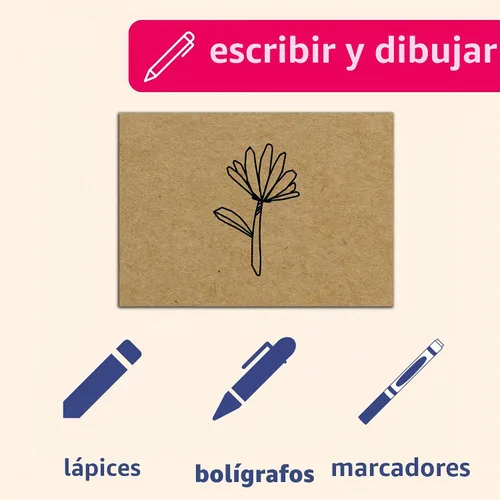Vista 7 de Cartulina Kraft marrón pesada de 110 libras, cartulina gruesa y pesada, 40