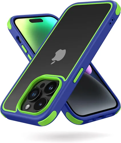 Vista 16 de Mobnano Funda transparente para iPhone 11, con protección multicolor a prueba de golpes, no amarillenta, anti arañazos, parte trasera