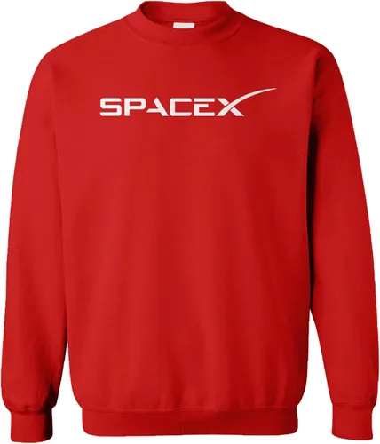 Vista 7 de Tcombo SpaceX - Sudadera unisex con cuello redondo Outer Space Negro