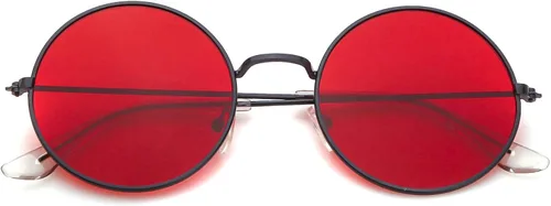 Vista 3 de SORVINO Gafas de sol redondas retro para hombres y mujeres gafas de sol circulares pequeños