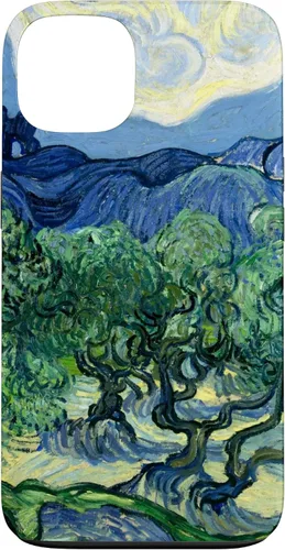 Vista 7 de Van Gogh Olivos con Alpilles Painting Famous Art Funda para iPhone 17