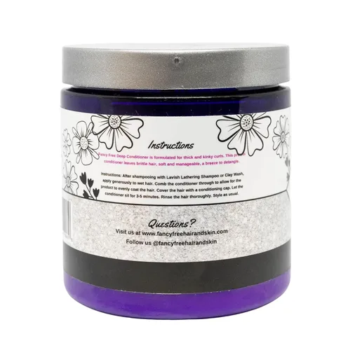 Vista 2 de Acondicionador profundo ultrahidratante, 8 onzas, enriquecido con aloe y queratina, calma y revitaliza con aroma a menta, fórmula ecológica
