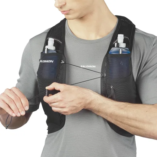 Vista 7 de Salomon ADV HYDRA VEST 8 - Paquete de hidratación para correr Negro