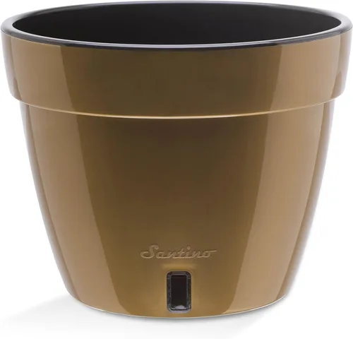 Vista 16 de Santino Macetas de 4.9 Pulgadas ORCHIDEA de Riego Automático para Orquídeas en Grafito - Maceta Decorativa para Sembrar con Excelente Aireación