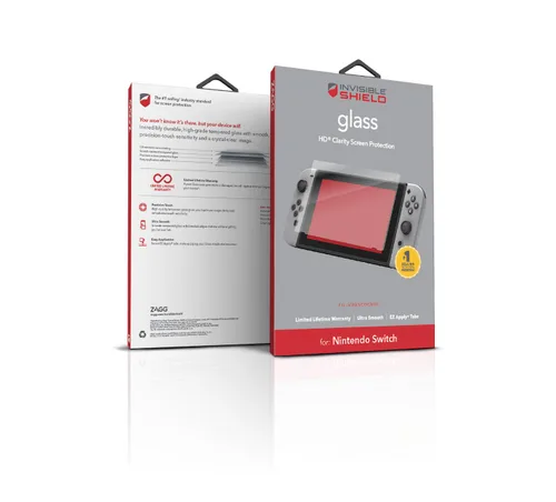 Vista 2 de ZAGG InvisibleShield Tempered Glass Screen Protector for Nintendo Switch
