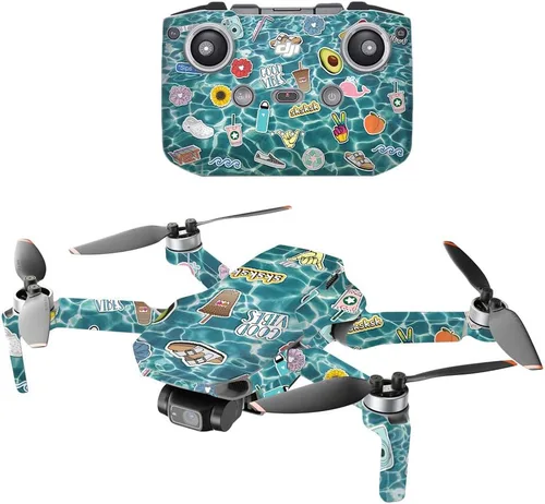 Vista 23 de MightySkins - Compatible con DJI Mini 2 Dron portátil - Humo brillante Funda protectora de vinilo duradera y única Fácil de aplicar, quitar