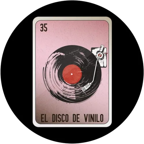 Vista 3 de El Disco De Vinilo - Tarjetas de bingo mexicanas de argot chicano PopSockets intercambiables PopGrip