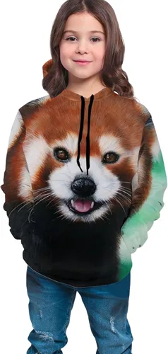 Vista 3 de Sudaderas con capucha y estampado 3D para niños y niñas