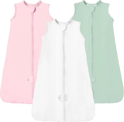 Vista 20 de TotAha Baby Sleep Sacks 3-Pack, 0.5 TOG Wearable Blanket, 3-6-15-24 Months León Boho