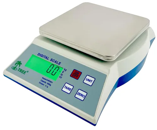 Vista 3 de Tree KHR 3001 Báscula de cocina de alta resolución, báscula de alimentos de precisión de 105.82 oz x 0.00 oz con funciones de tara y retención