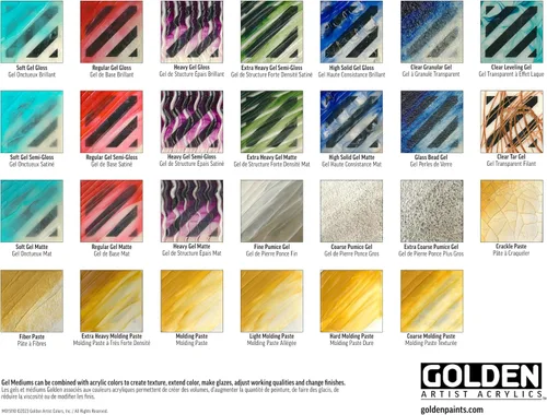 Vista 5 de GOLDEN Regular Gel Matte, tarro de 32 fl. oz, gel acrílico profesional, semitransparente