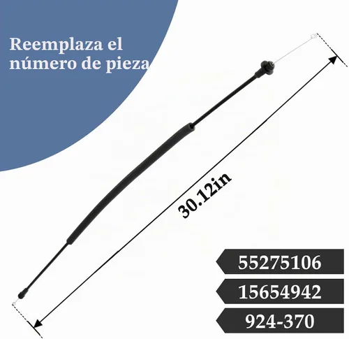 Vista 3 de 2 cables de pestillo de puerta trasera izquierda y derecha compatibles con Dodge Ram 1500 2500 3500 1998 1999 2000 2001 2002 Reemplazo # 55275106