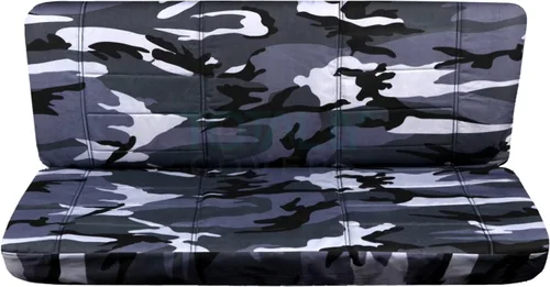 Vista 9 de Totally Covers Fundas de asiento compatibles con camuflaje para camioneta Ford F-150 F-250 F-350 (asiento trasero banco sólido) con/sin respaldo