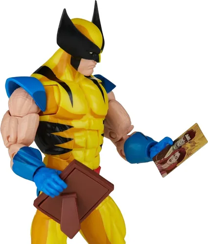 Vista 2 de Marvel Legends X-Men - Figura de acción de Wolverine de la serie animada VHS Box