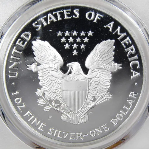 Vista 4 de 1993 P American Silver Eagle PR 70 DCAM PCGS Lingotes Prueba SKU: IPC5133