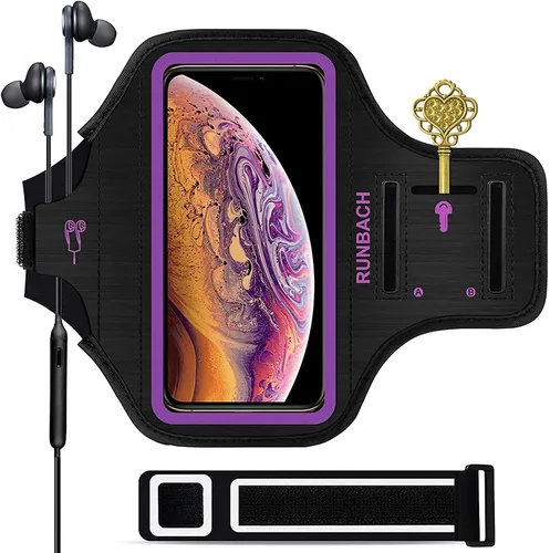 Vista 8 de Brazalete para iPhone 16 Pro Max/16 Plus/15 Pro Max/15 Plus/iPhone 14 Pro Max/14 Plus/13 Pro Max/12 Pro Max/11 Pro Max/Xs Max, banda de ejercicio