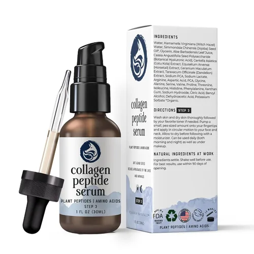 Vista 8 de Foxbrim Naturals Youthful Skin Duo: suero de colágeno peptídico y suero facial de retinol