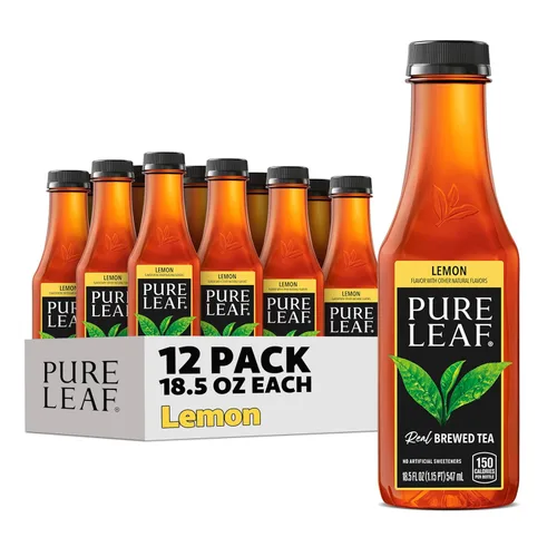 Vista 6 de Pure Leaf - Té helado, mora, botellas de 18.5 onzas líquidas (paquete de 12)