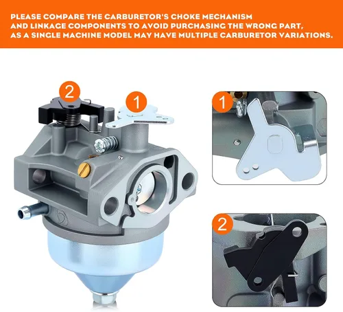 Vista 2 de HIPA GCV190 HRX217 Carburador para Honda GCV 190 GCV190LA GCV190A Motor HRX 217 HRB217 HRX217K1 HRX217K2 Cortacésped Reemplazo 16100-Z0Y-813