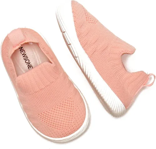 Vista 3 de Newsonet Zapatos de bebé para niños y niñas, zapatos deportivos transpirables antideslizantes para caminar de 6, 9, 12, 18, 20, 24 meses