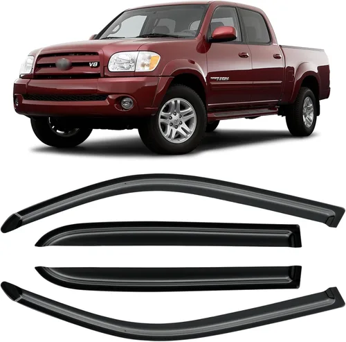 Vista 14 de Visores para ventanas y protectores contra la lluvia para Ford F150 de cabina estándar 1980-1996, Deflectores de viento y protectores para ventanas