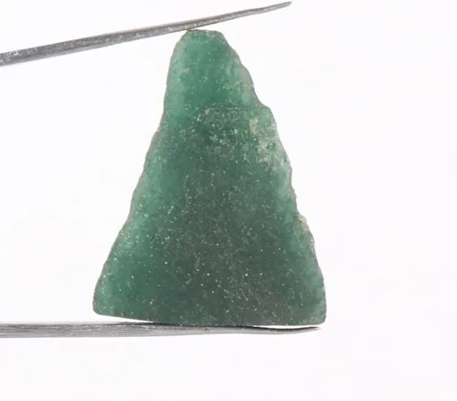 Vista 2 de Gemhub Piedra de jade verde rugosa de 29,35 quilates para joyas, decoración, curación