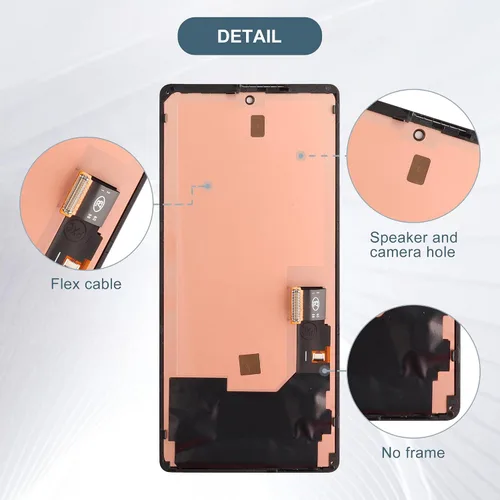 Vista 4 de Pantalla digital LCD compatible con Google Pixel 6 GB7N6 G9S9B16 6.4 "pantalla LCD táctil Asamblea (soporte de huellas dactilares)+herramientas