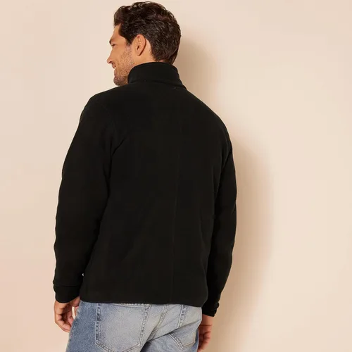 Vista 3 de Tienda Essentials - Chaqueta de vellón con cremallera completa para hombre (disponible en tallas para personas grandes y altas)