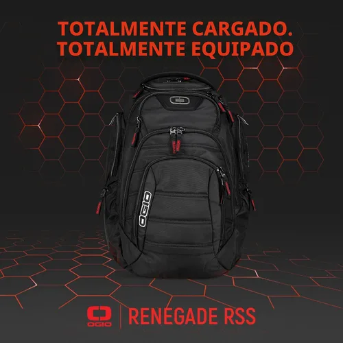 Vista 8 de Mochila Renegade para computadoras portátiles/tabletas de Ogio con RSS