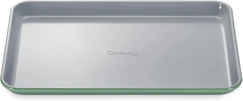 Vista 24 de Caraway Bandeja de cerámica antiadherente para hornear, revestimiento de cerámica naturalmente resbaladizo, no tóxico, libre de PTFE ni PFOA