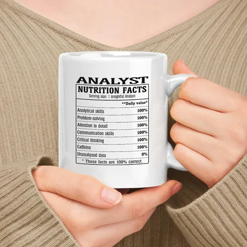 Vista 78 de Employee Apreciation Gift For Administrator Información nutricional, White 11oz Ceramic Mug