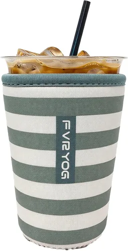 Vista 70 de Reusable Insulated Neoprene Iced Coffee Sleeves for Iced Coffee Cups, Coffee Coolies sleeves for Iced & Hot Drinks
