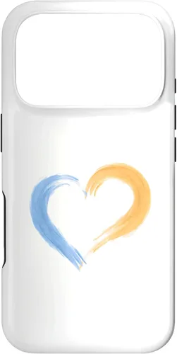 Vista 30 de Ukraine Heart Case for iPhone 16